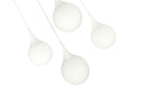 Lampada pendente Pendant in Metallo Dewdrop Bianco-6