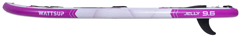 SUP Tavola Gonfiabile 290x76x13 cm con Pagaia Zaino e Accessori Wattsup Jelly Rosa-6