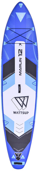 SUP Tavola Gonfiabile 365x84x15 cm con Pagaia Zaino e Accessori Wattsup Marlin Blu-3