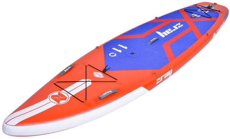 SUP Tavola Stand Up Paddle Gonfiabile 335x84x15 cm Kayak ZRAY Fury Pro Rosso-2