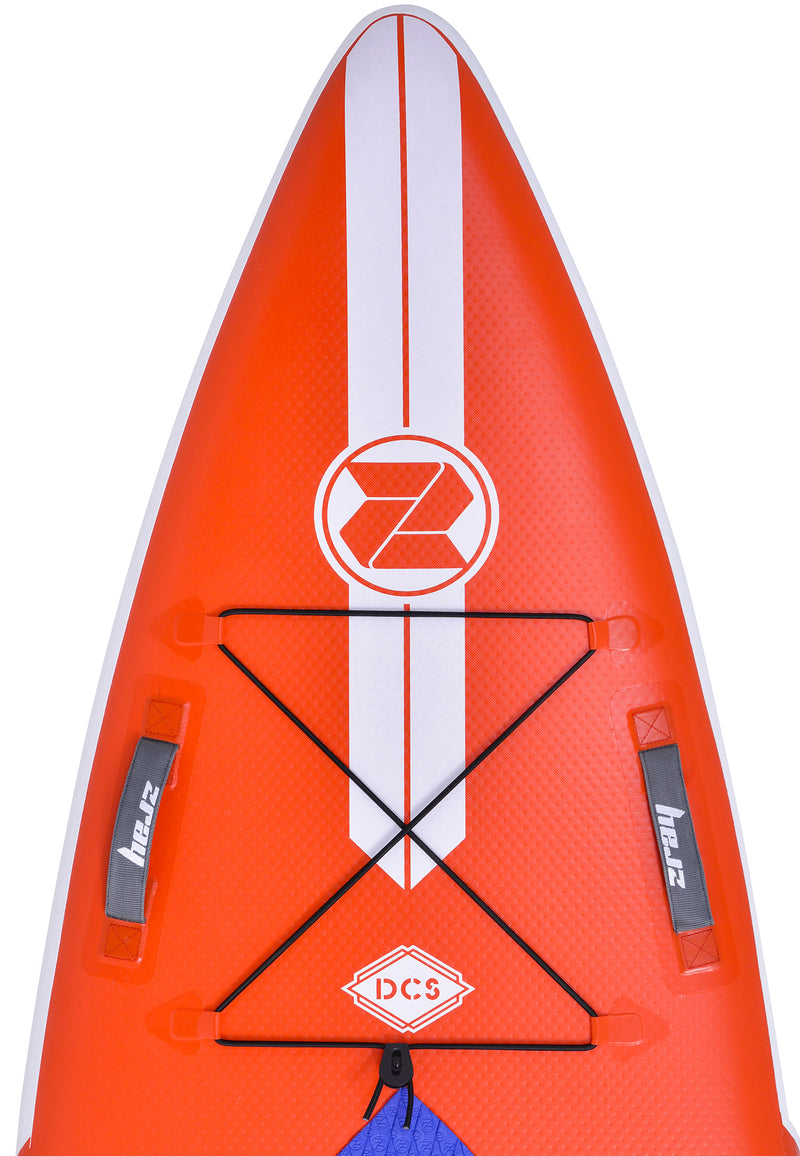 SUP Tavola Stand Up Paddle Gonfiabile 335x84x15 cm Kayak ZRAY Fury Pro Rosso-7