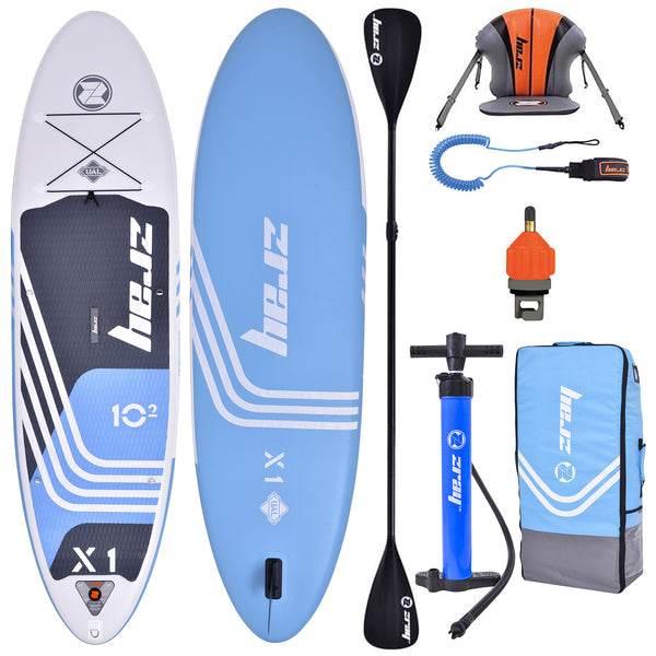 SUP Tavola Stand Up Paddle Gonfiabile 310x81x15 cm Kayak ZRAY X-Rider 10'2" Combo acquista