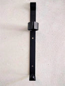 Portabottiglie da Parete 39x4,8 cm in Acciaio Ball Nero-3