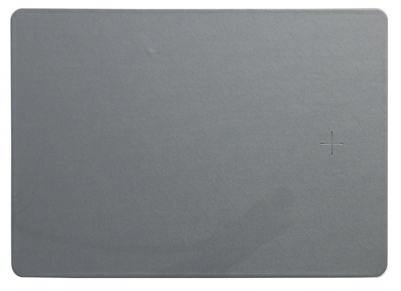 Tappetino per Mouse 20,5x30,5x0,5 cm con Base di Ricarica Wireless Grigio-2