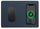 Tappetino per Mouse 20,5x30,5x0,5 cm con Base di Ricarica Wireless Blu Notte