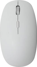 Mouse Wireless Ricaricabile 2.4GHz in Plastica Bianco-1