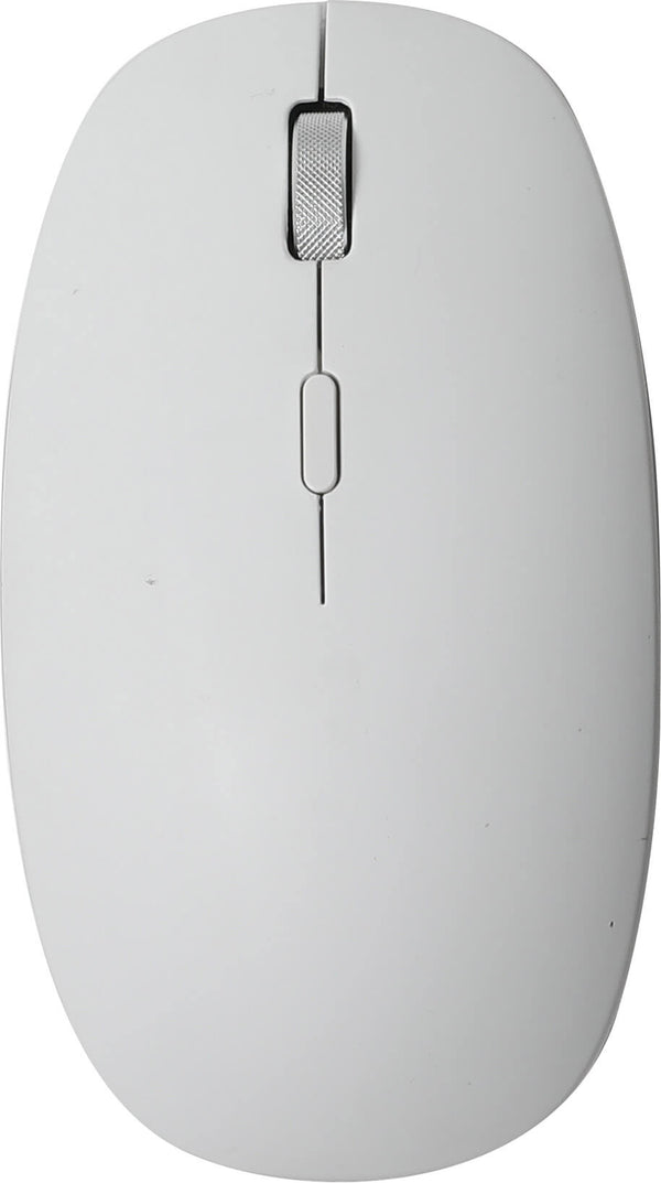 online Mouse Wireless Ricaricabile 2.4GHz in Plastica Bianco