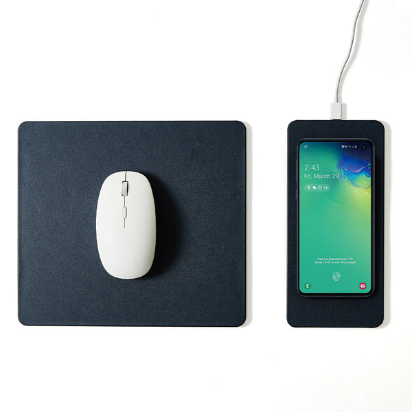 Tappetino per Mouse Scomponibile con Base di Ricarica Wireless Blu Notte prezzo