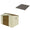 Pavimento per Casetta Box da Giardino 325x240x233 cm in Plastica Grigio