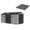 Pavimento per Casetta Box da Giardino 476x246x235 cm in Plastica Grigio