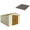 Pavimento per Casetta Box da Giardino 325x398x233 cm in Plastica Grigio