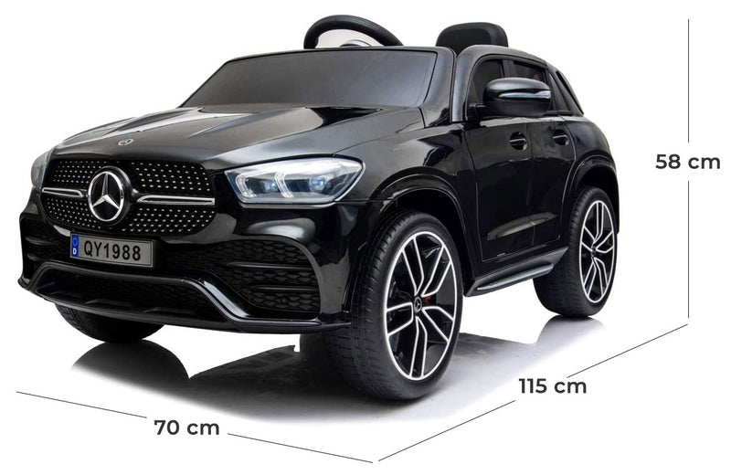 Macchina Elettrica per Bambini 12V Mercedes GLE 450 AMG Nera-5