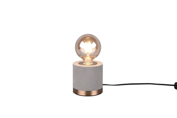 acquista Lampada tavolo da Interno a LED in Tessuto Grigio