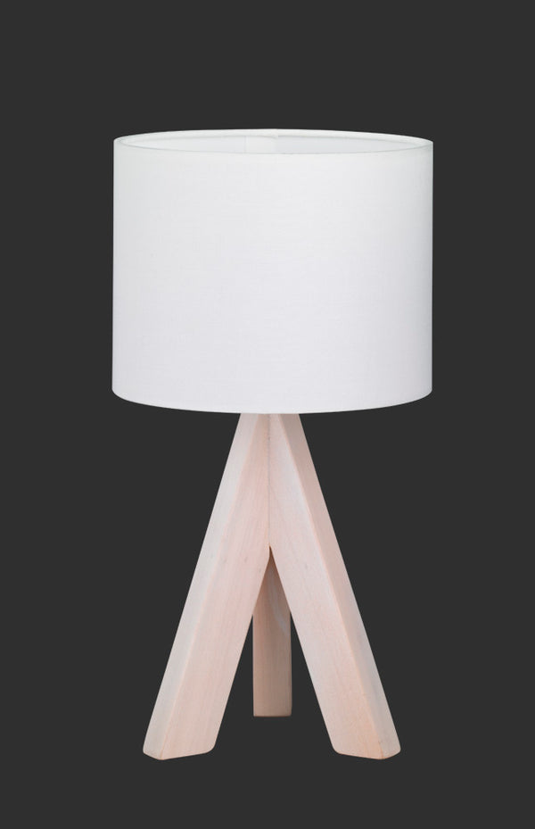 acquista Lampada tavolo da Interno  E14 in Legno naturale Colore di Legno