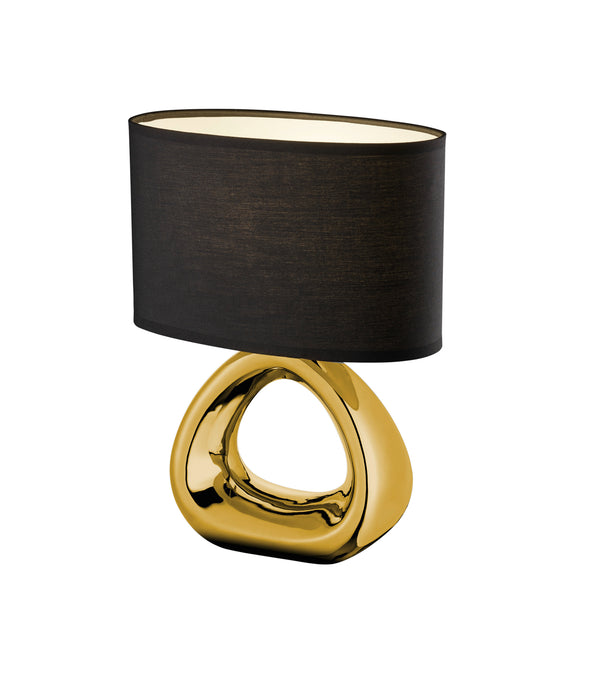prezzo Lampada tavolo da Interno  E27 in Ceramica Oro