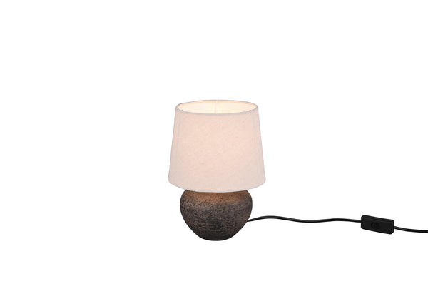sconto Lampada tavolo da Interno a LED in Ceramica Marrone