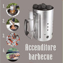 Accenditore Carbone Carbonella per Barbecue in Acciaio Master Cook -2