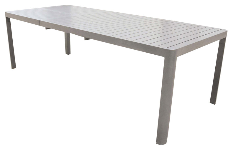 Tavolo da Giardino Allungabile 160/240x100x75 cm in Alluminio Tortora-1