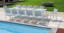Tavolo da Giardino Allungabile 200/300x100x75 cm in Alluminio Bianco-2