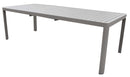 Tavolo da Giardino Allungabile 200/300x100x75 cm in Alluminio Tortora-1