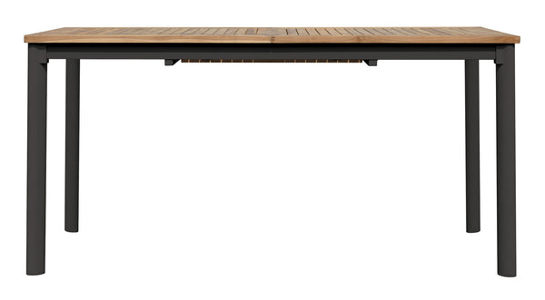 online Tavolo da Giardino Allungabile 150-210x90x74 cm in Alluminio Antracite Piano in Teak
