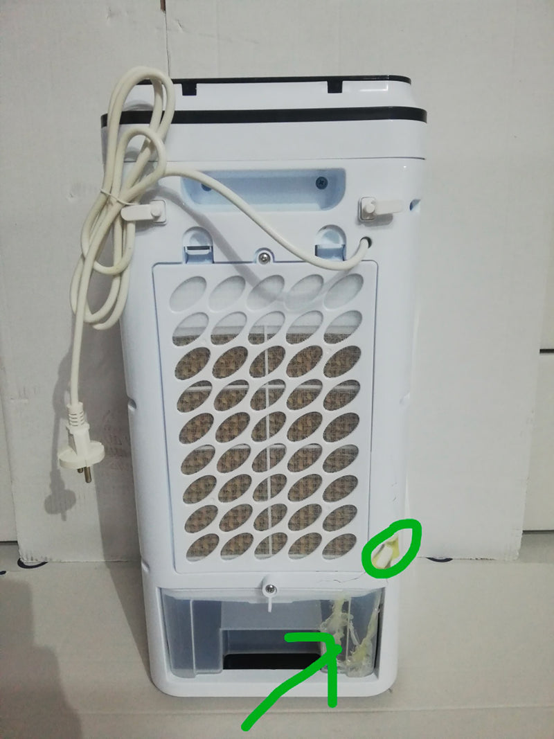 Raffrescatore Ventilatore Evaporativo 4 Litri 75W con Telecomando Bianco Seconda Scelta-2