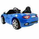 Macchina Elettrica per Bambini 12V Maserati GranCabrio S502 Blu-4