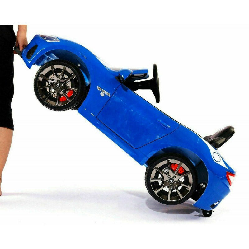 Macchina Elettrica per Bambini 12V Maserati GranCabrio S502 Nera-10