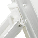 Lettino Prendisole da Giardino 189x61x38 cm in Alluminio e Textilene Simba Taupe-8