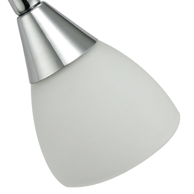 Applique Flessibile Metallo Cromo Diffusore Lampada da Bagno G9 Intec SPOT-F1-2