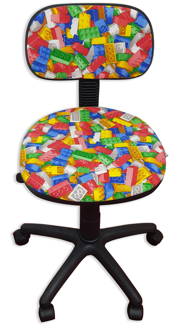 sconto Sedia Poltrona Operativa da Ufficio in Tessuto Renier Mattoncini