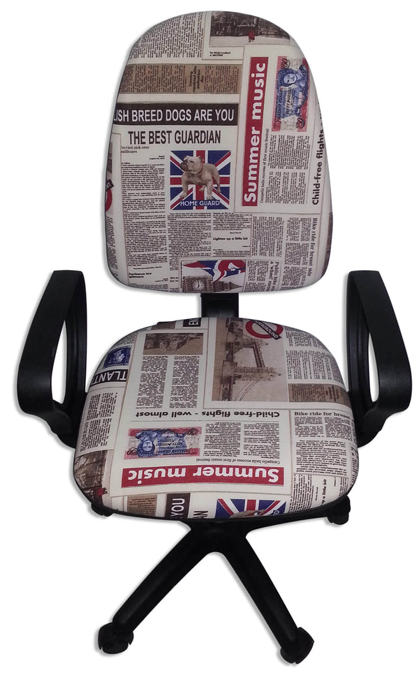 prezzo Sedia Poltrona Operativa da Ufficio in Tessuto Renier Giornale