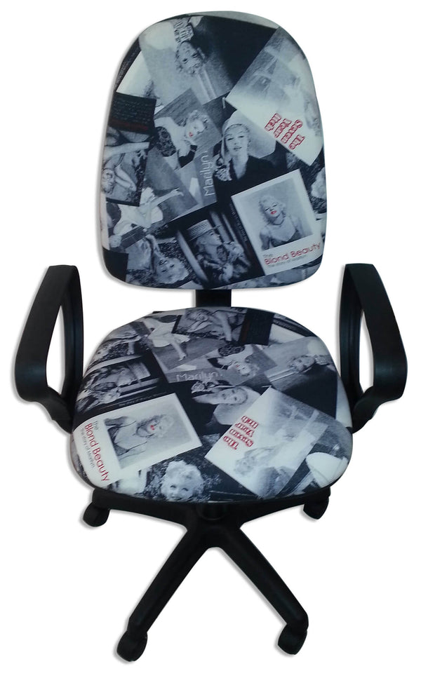 sconto Sedia Poltrona Operativa da Ufficio in Tessuto Renier Marilyn