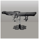 Poltrona Lettino per Tatuatori in Acciaio Nasti T10 Nera-3