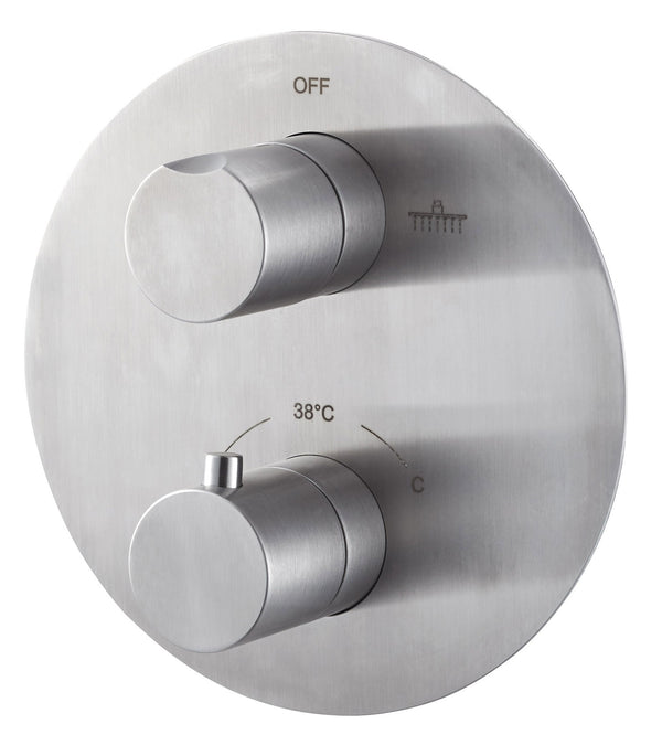 Rubinetto Miscelatore Monocomando Termostatico ad Incasso in Acciaio Inox Satinato Nilo online