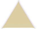 Tenda a Vela Ombreggiante Triangolare 3,6x3,6x3,6m in Poliestere Beige-1