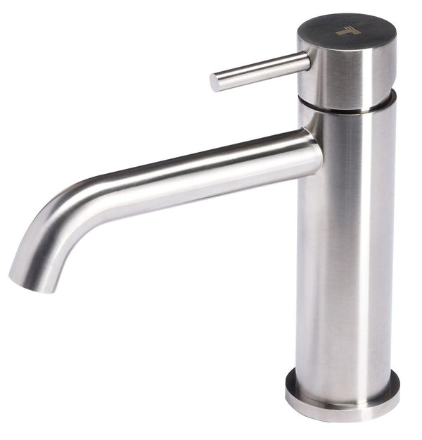 Rubinetto Miscelatore Monocomando Lavabo senza Scarico in Acciaio Inox Satinato Nilo online