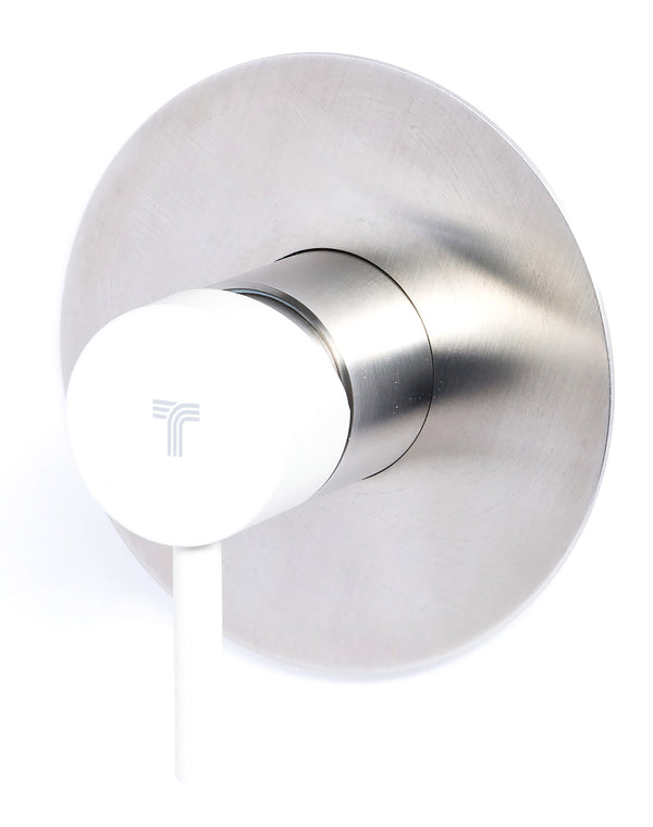 Rubinetto Miscelatore Monocomando Doccia ad Incasso in Acciaio Inox Maniglia Perla acquista