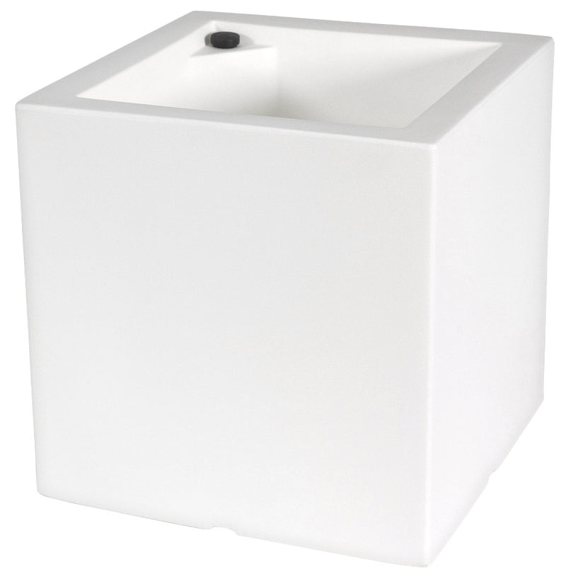 Vaso 49x49x48cm in Polietilene Vanossi Atlantis Bianco-1