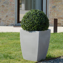 Vaso 50x36x36cm in Polietilene Vanossi Hydrus Quadro Pietra Serena-2