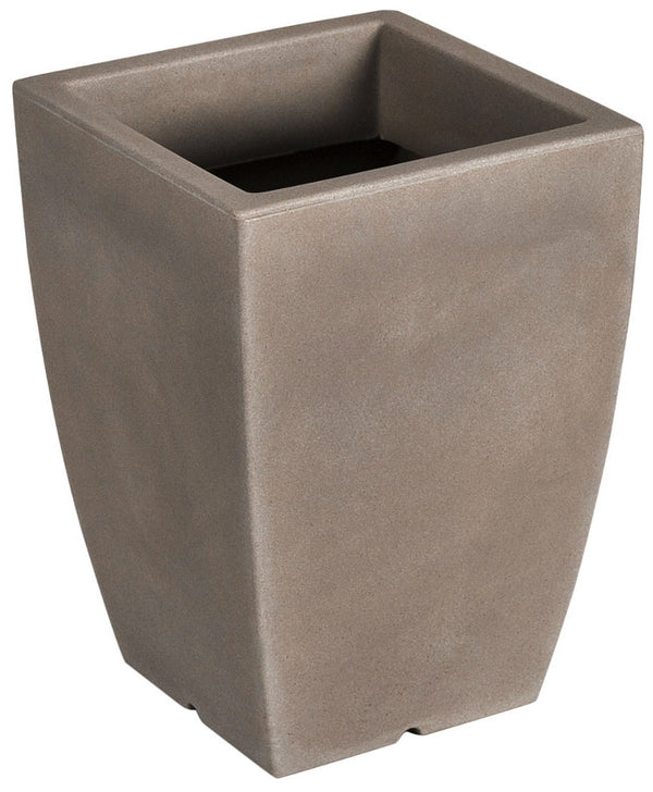 acquista Vaso 40x29x29cm in Polietilene Vanossi Hydrus Quadro Avana
