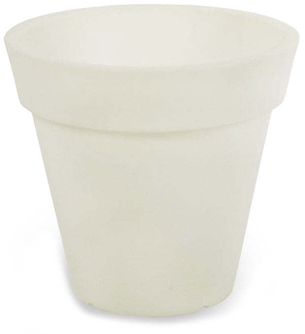 prezzo Vaso in Polietilene Vanossi Pegasus Bianco Fotoluminescente Varie Misure