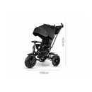 Triciclo Passeggino per Bambini 6 in 1 con Seggiolino Reversibile Qplay Premium Blu-9
