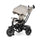 Triciclo Passeggino per Bambini 6 in 1 con Seggiolino Reversibile Qplay Premium Avorio