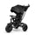 Triciclo Passeggino per Bambini 6 in 1 con Seggiolino Reversibile Qplay Premium Nero
