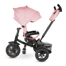 Triciclo Passeggino per Bambini 6 in 1 con Seggiolino Reversibile Qplay Premium Rosa-3
