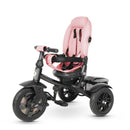 Triciclo Passeggino per Bambini 6 in 1 con Seggiolino Reversibile Qplay Premium Rosa-5