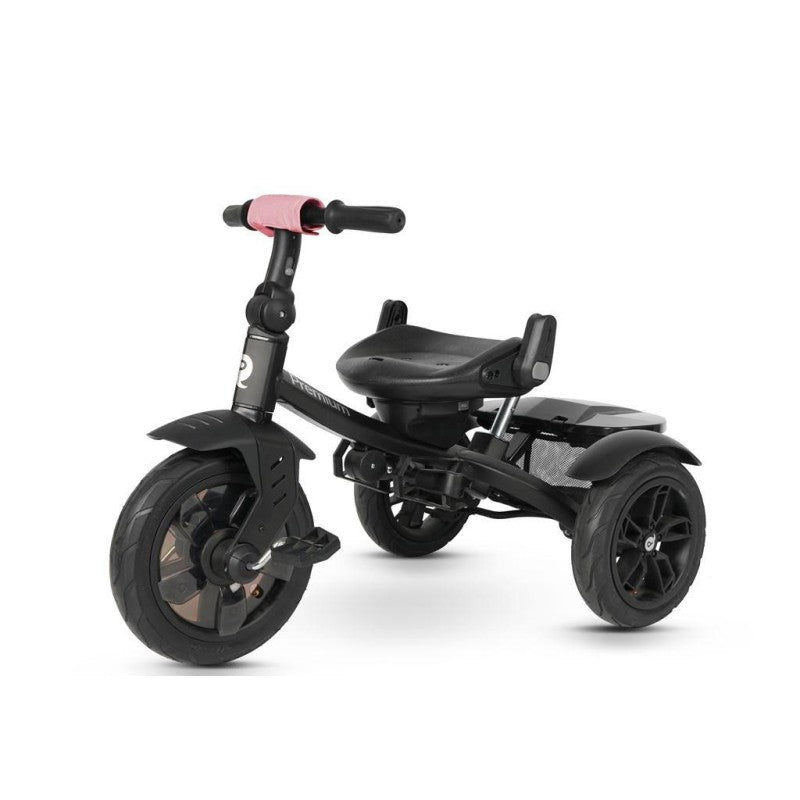 Triciclo Passeggino per Bambini 6 in 1 con Seggiolino Reversibile Qplay Premium Rosa-6