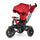 Triciclo Passeggino per Bambini 6 in 1 con Seggiolino Reversibile Qplay Premium Rosso