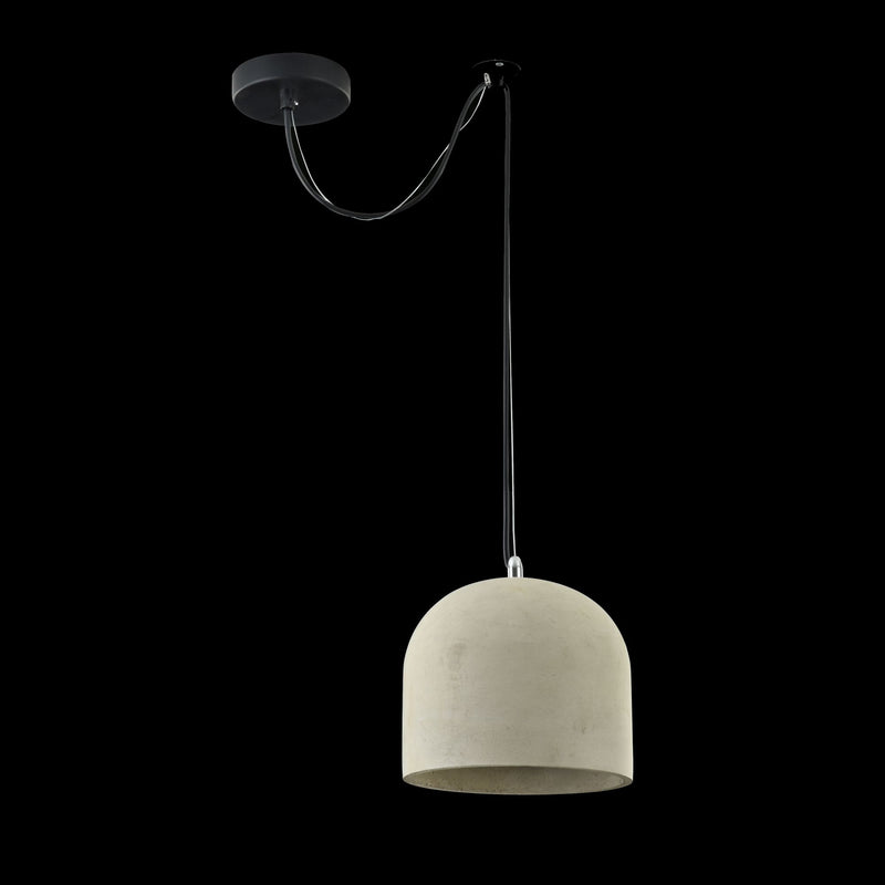 Lampada pendente Loft in Metallo Broni Nero-3